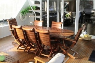 ISLAND TIME -  Aft Deck Dining